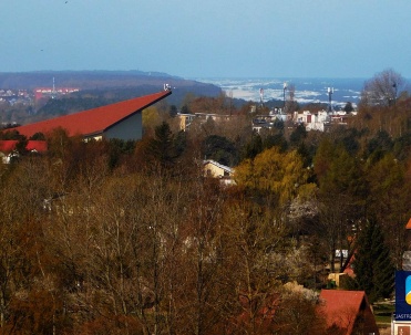 Panorama na okolicę Jastrzębiej Góry