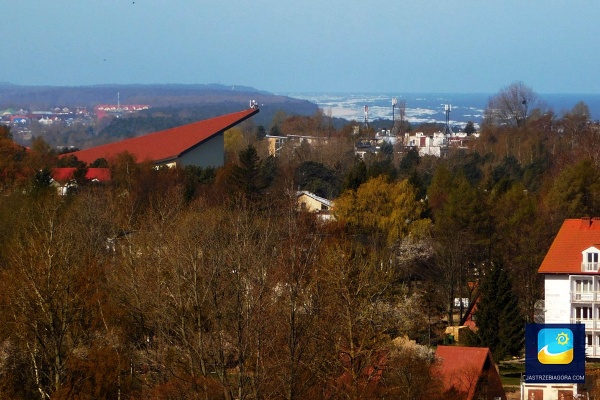 Panorama na okolicę Jastrzębiej Góry