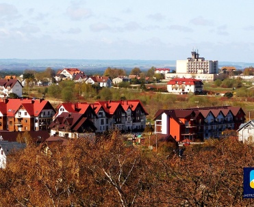 Panorama na okolicę Jastrzębiej Góry
